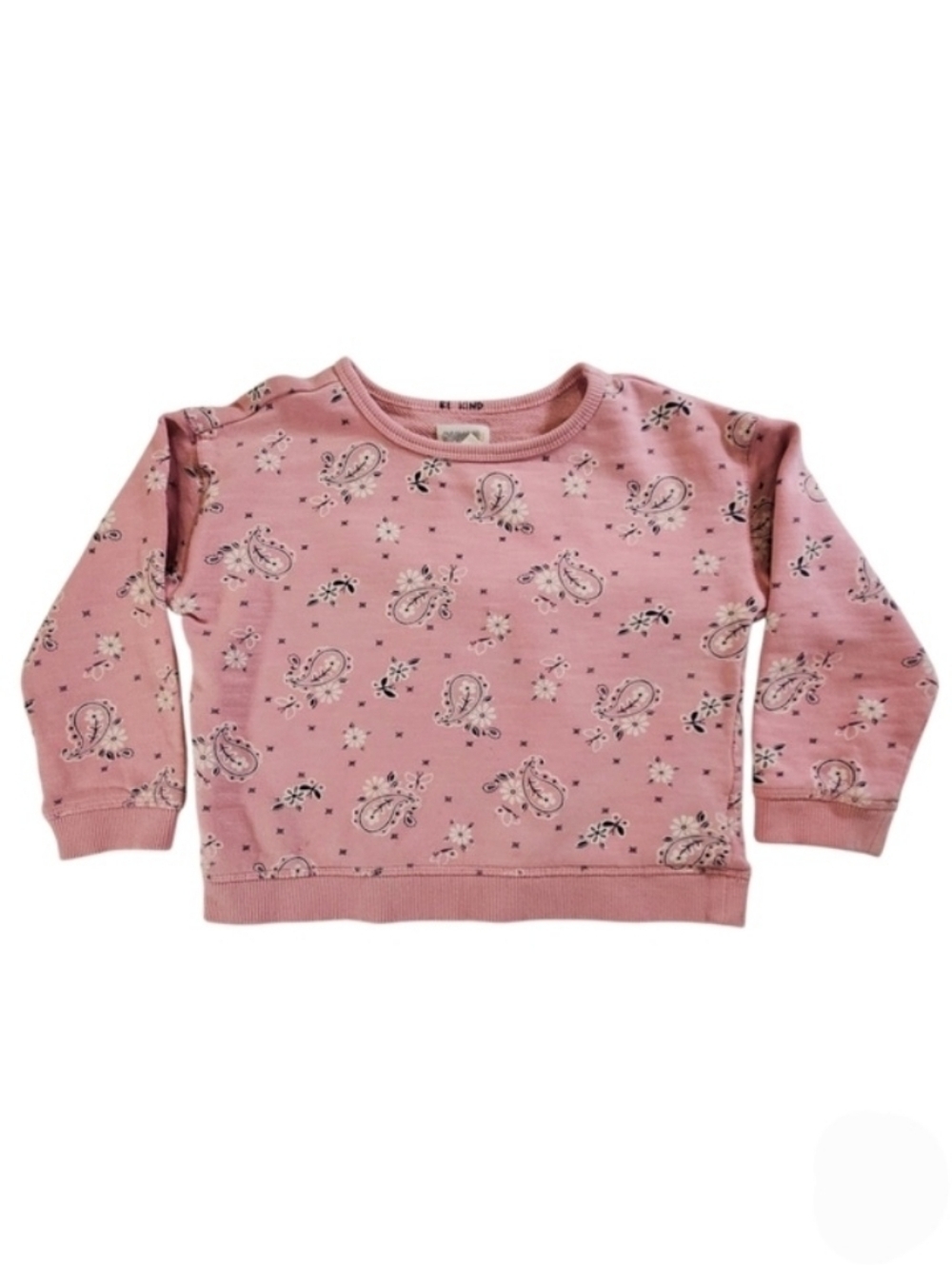 K1337 * Gymboree Girls Paisley Print Sweatshirt Pink Size 3T